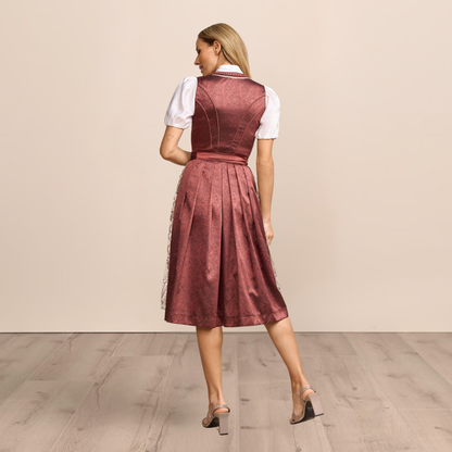Dirndl Damen in Rot – klassisches Trachtenkleid