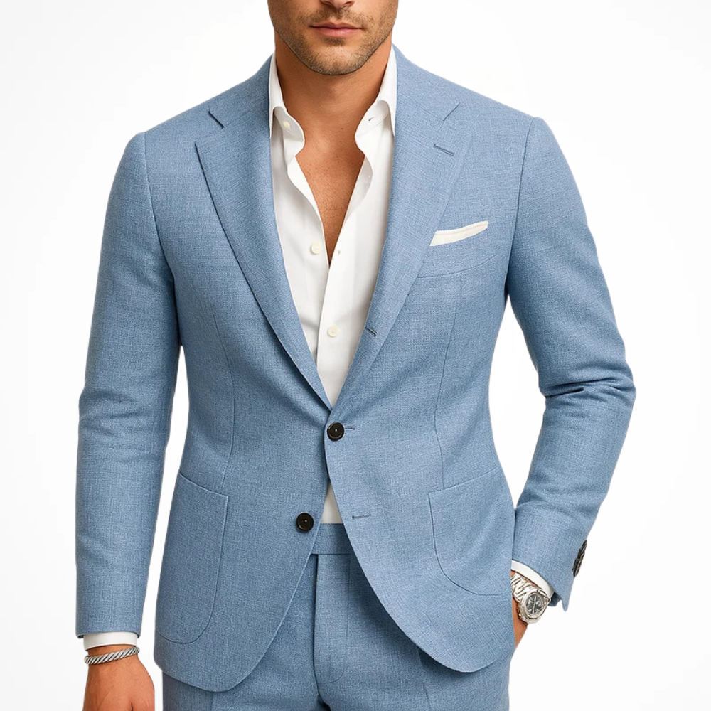 Anzug Herren im Slim Fit – zweiteiliger Anzug mit Sakko und Hose