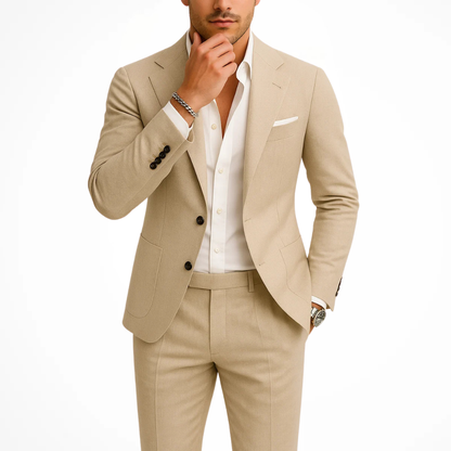 Anzug Herren im Slim Fit – zweiteiliger Anzug mit Sakko und Hose