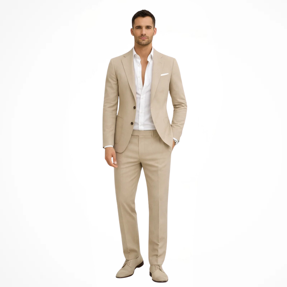 Anzug Herren im Slim Fit – zweiteiliger Anzug mit Sakko und Hose
