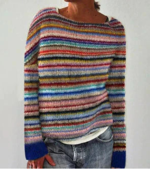 Strickpullover Damen mit Rundhals – gemütlicher Alltagspullover