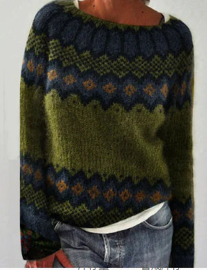 Strickpullover Damen mit Rundhals – gemütlicher Alltagspullover