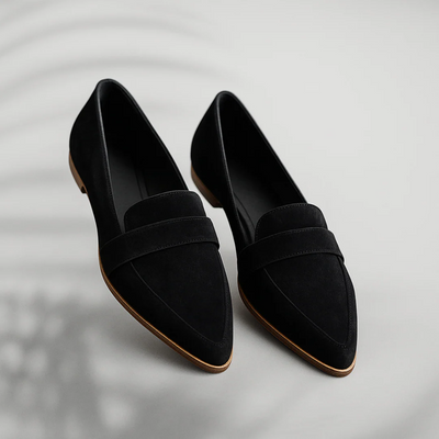 Loafer aus Kunstleder – elegante Slipper mit weichem Fußbett