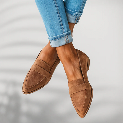 Slipper Damen Kunstleder bequem