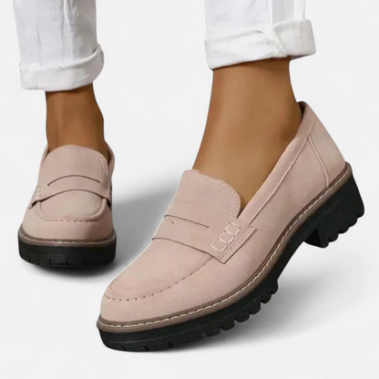 Klassische Loafer Damen mit griffiger Sohle