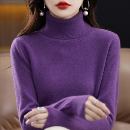 Warmer Rollkragenpullover Damen
