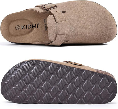 Bequeme - Clogs mit verstellbarem Riemen und ergonomischer Kork-Sohle