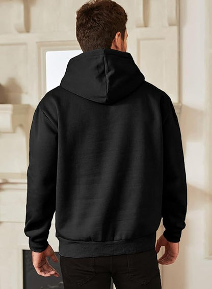 Zeitloser - Hoodie in Oversize-Passform mit Kängurutasche und verstellbarer Kapuze