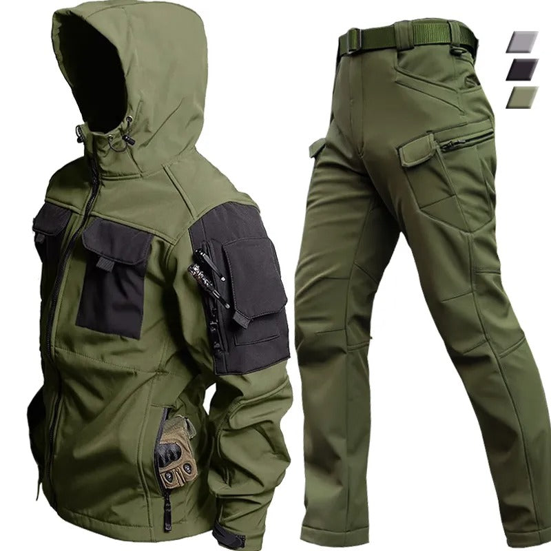Outdoor-Set Herren aus Polyamid Softshell