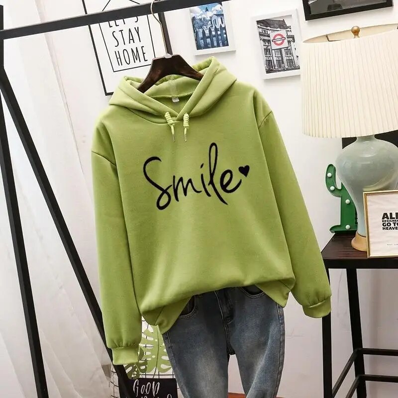 Freizeit Hoodie Damen mit Print