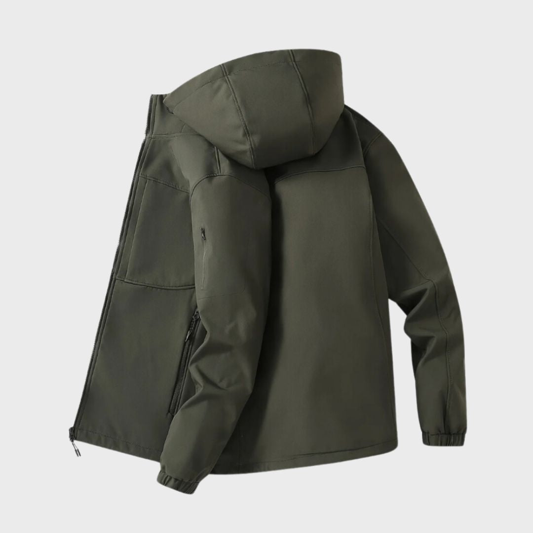 Softshelljacke Herren wasserdicht – funktionale Outdoor-Jacke aus Polyamid