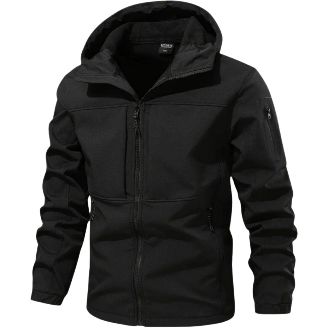 Softshelljacke Herren wasserdicht aus Polyamid