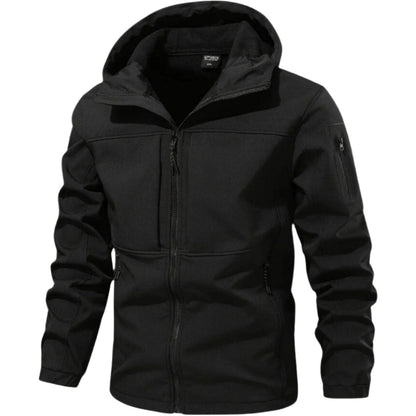 Softshelljacke Herren wasserdicht aus Polyamid