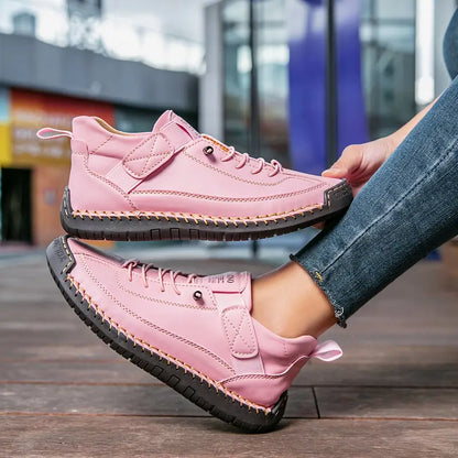 Orthopädische Sneaker Damen in Rosa – bequeme Plateau-Sneaker
