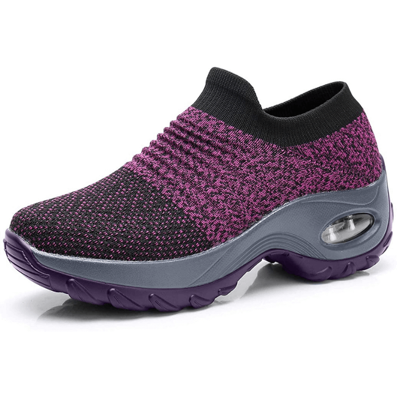 Bequeme Komfortschuhe – leichte Slip-on Schuhe mit gepolsterter Sohle