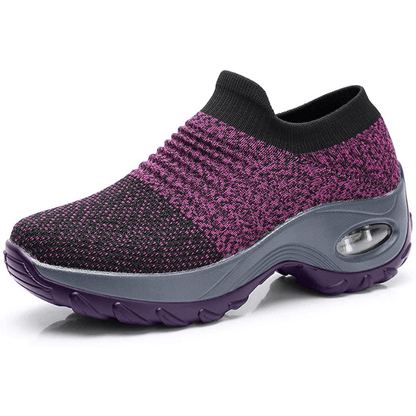 Bequeme Komfortschuhe – leichte Slip-on Schuhe mit gepolsterter Sohle