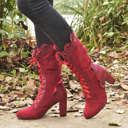 Damen Stiefel mit hohem Absatz – elegante Absatzstiefel