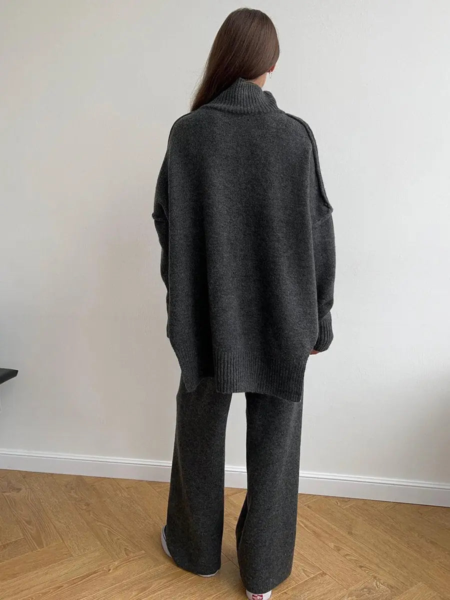 Strickset Damen in Braun