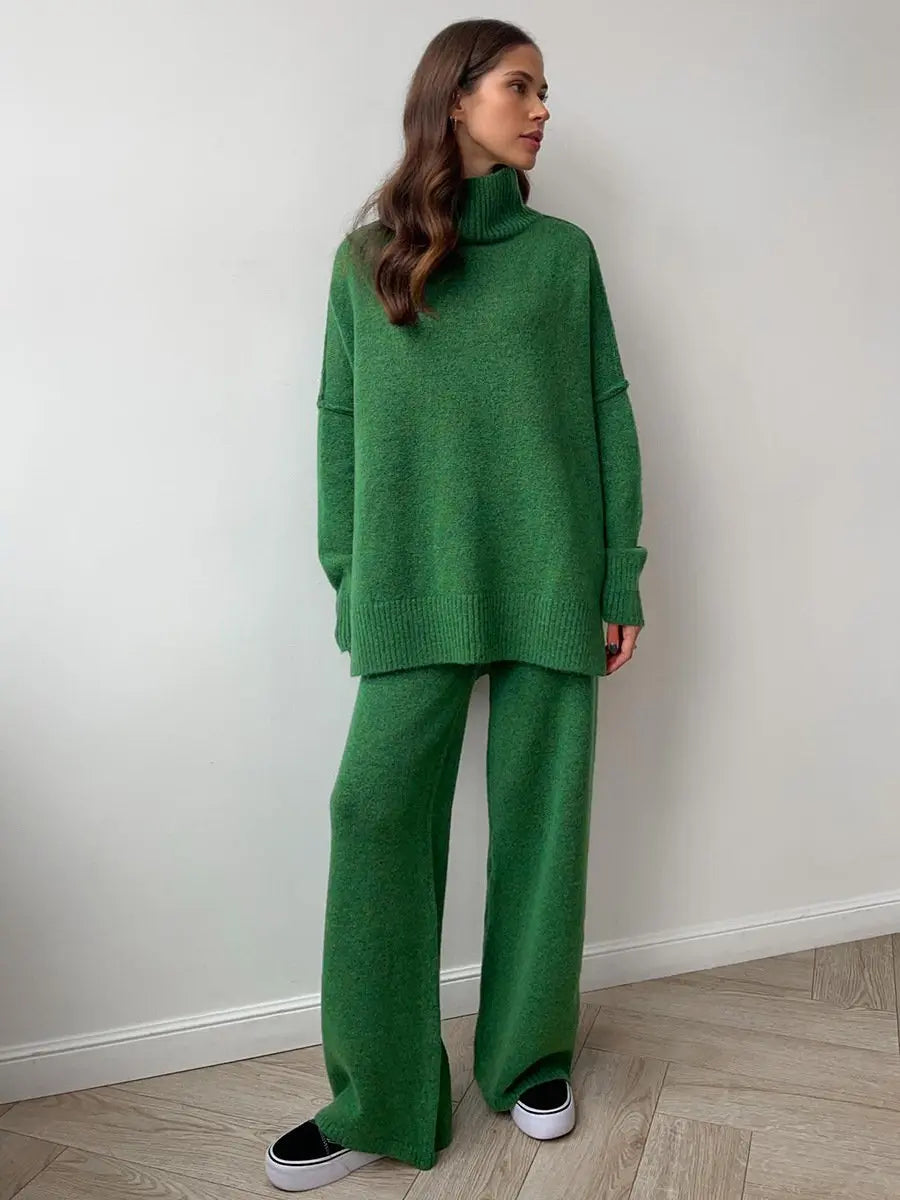 Zweiteiliges Strickset Damen