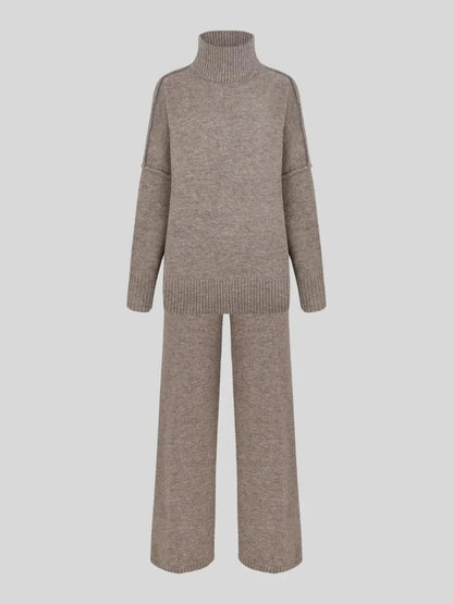 Strickset Damen in Dunkelgrau