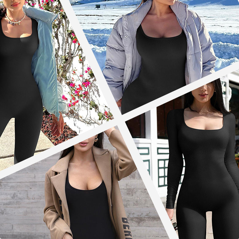 Overall Damen langärmelig mit weitem Bein