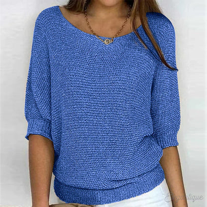 Gemütlicher Strickpullover Damen