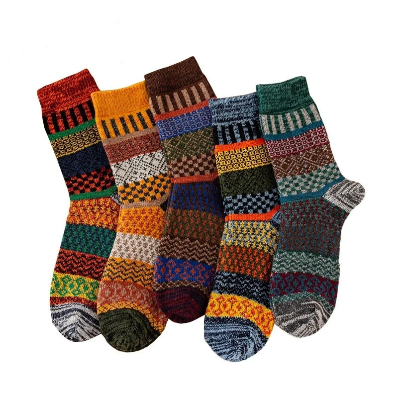 Warme Thermosocken Herren im 5er-Pack
