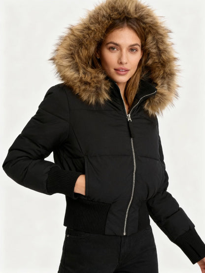 Damen Winterjacke gesteppt und warm