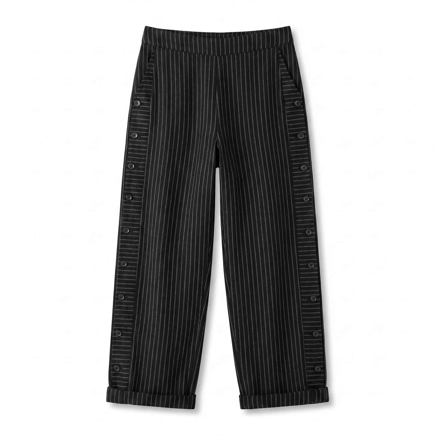 Streifenhose Damen in Rosa