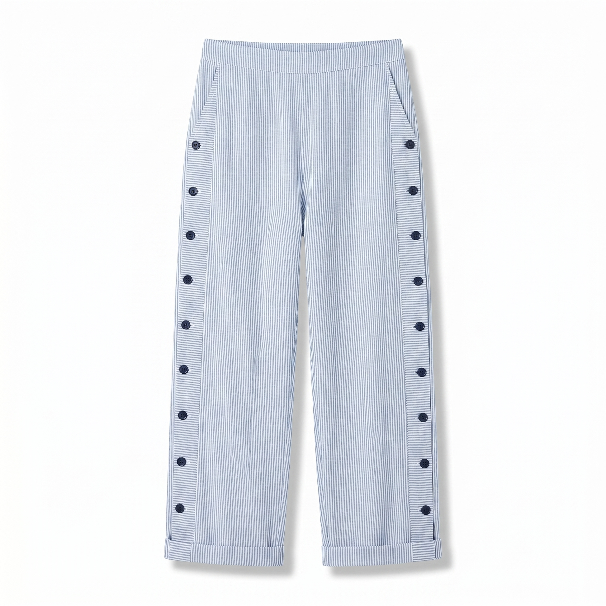 Gestreifte Hose Damen in Blau